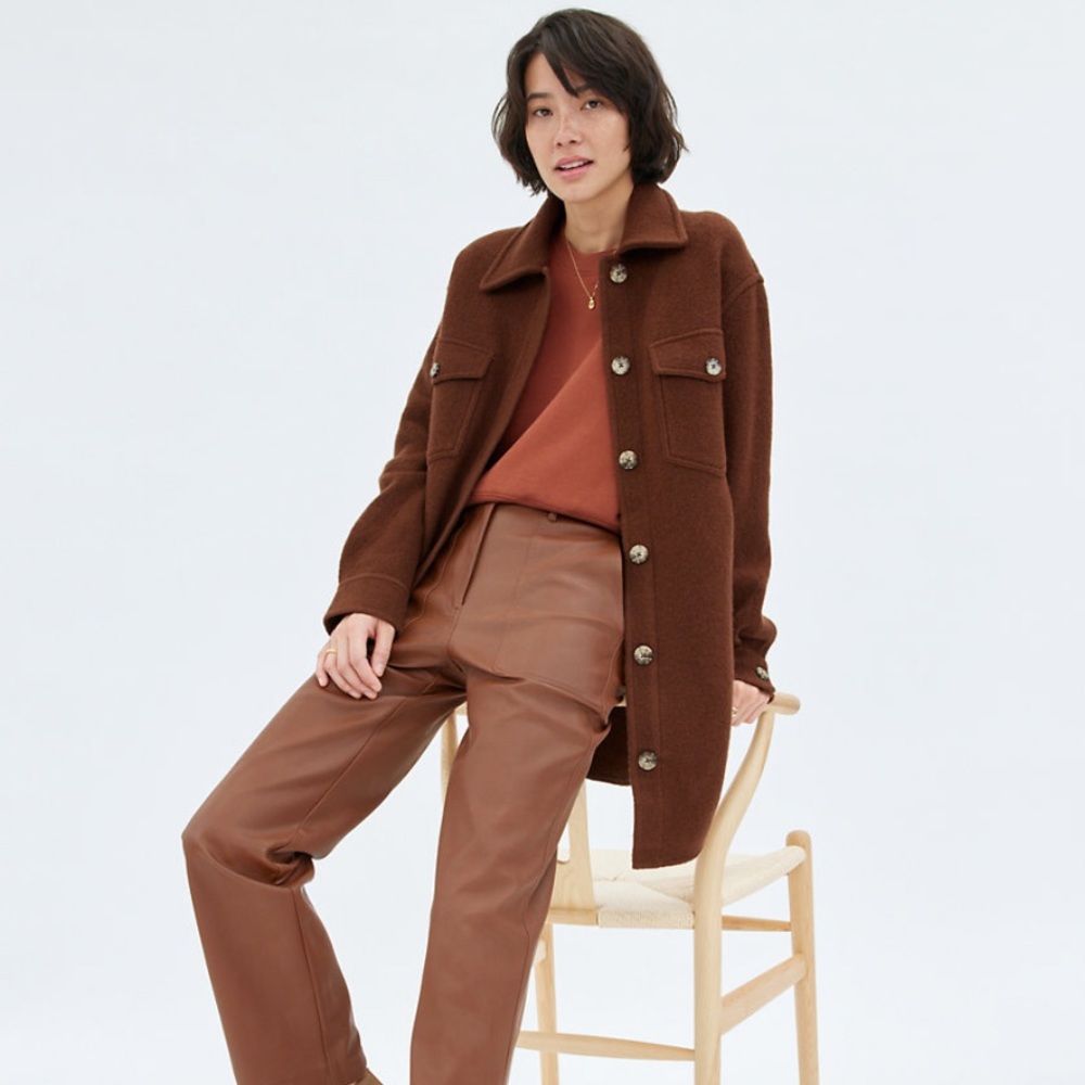 aritzia ganna shirt jacket